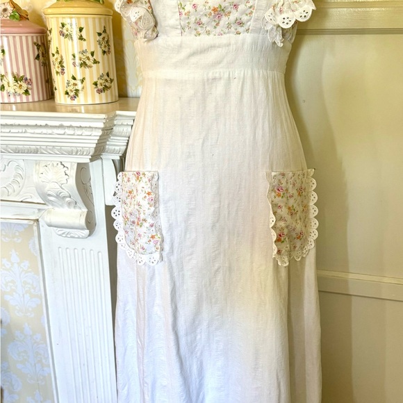 Vintage 80/90’s “ Contempo Casuals “ PRARIE style dress, Shabby- GunneSax-style - Picture 3 of 13